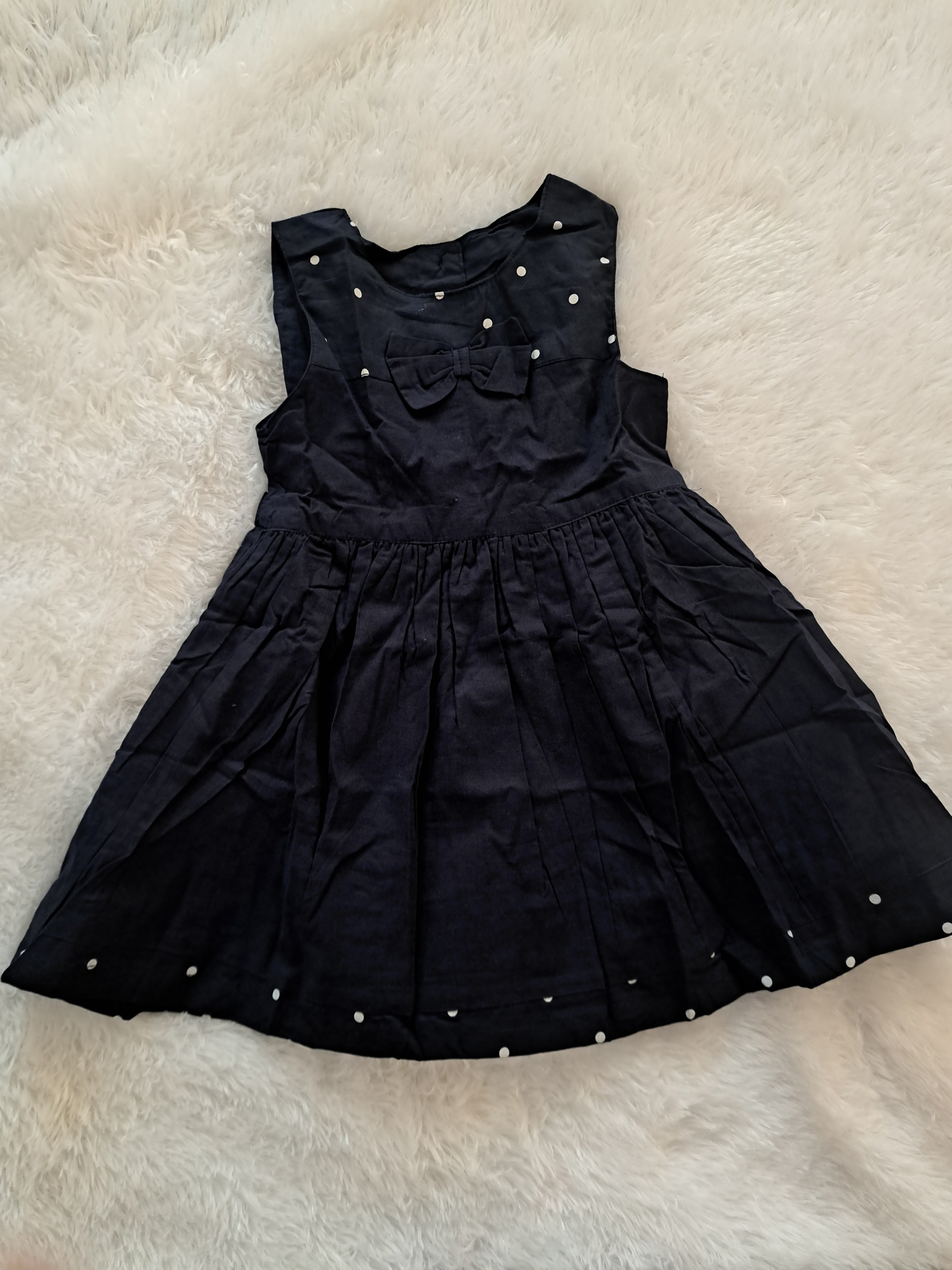 Blue bow dress