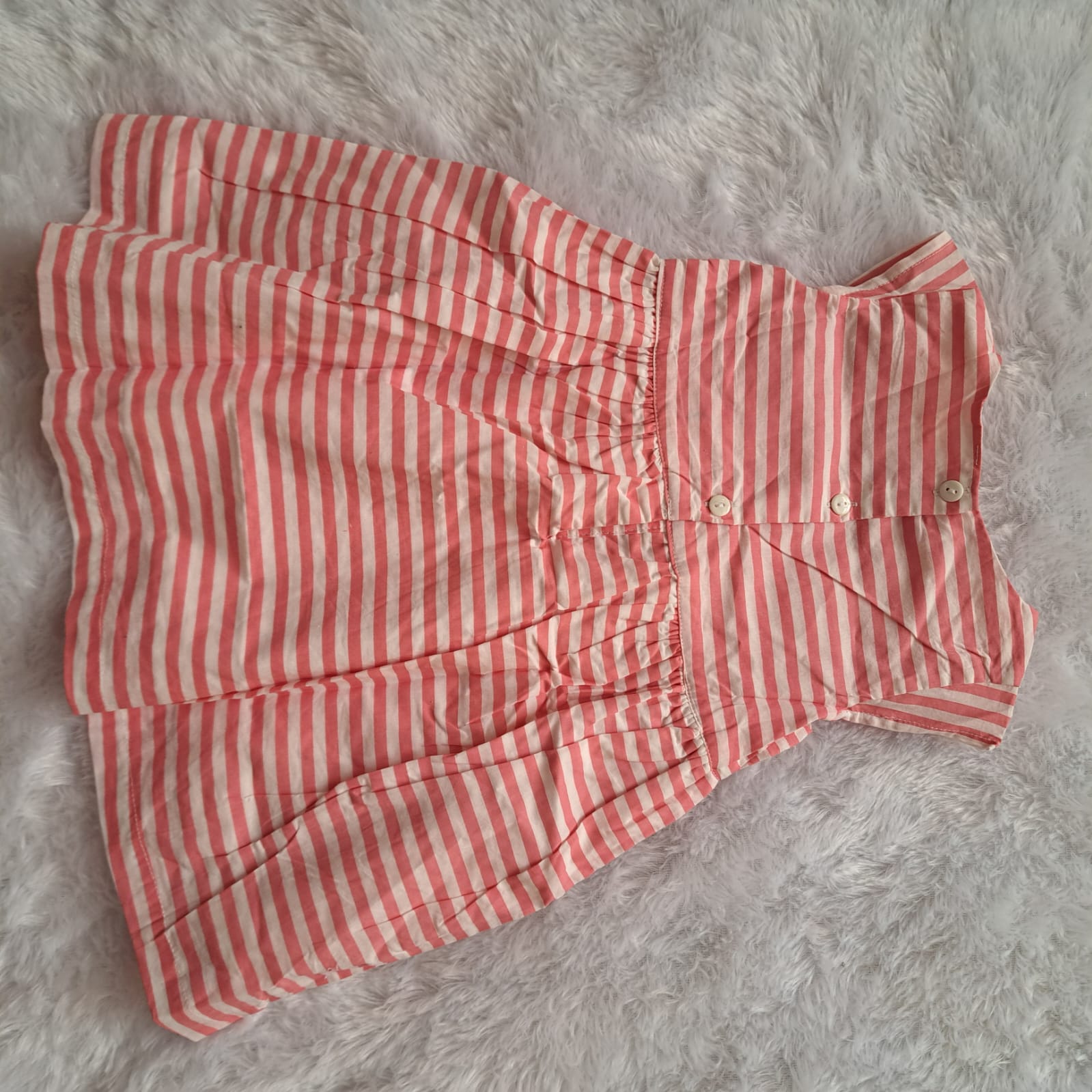 Cotton Frock with Mushroom Patch | 3-4 Years | Soft & Cute