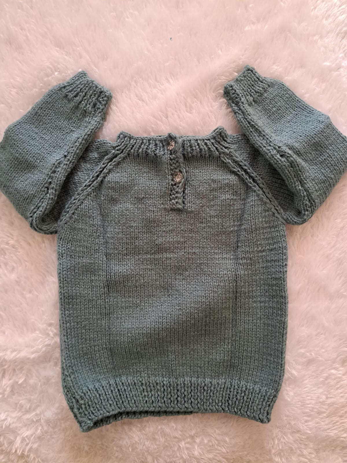 Handknitted Sweater for 3–4 Years