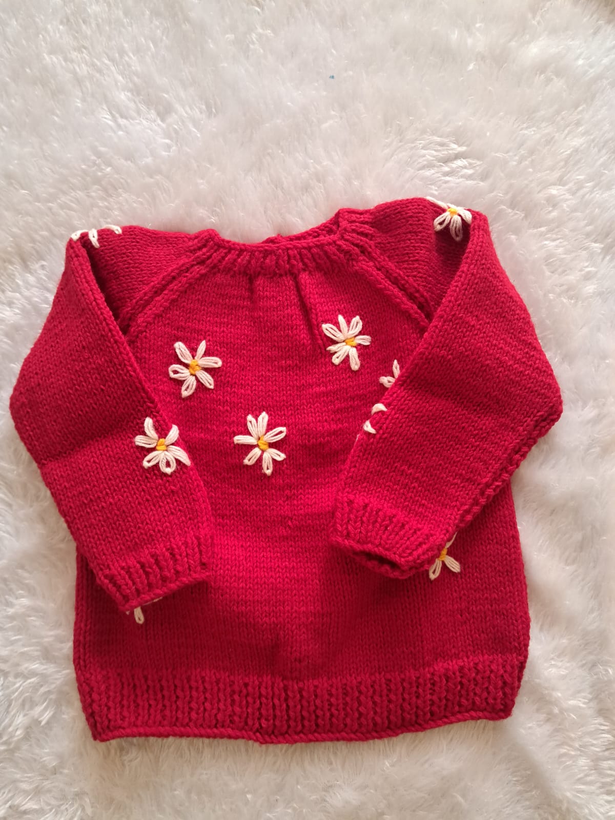 Premium Handknitted Baby Sweater for Winter | Soft Warm Wool | Designed for 2–3 Years