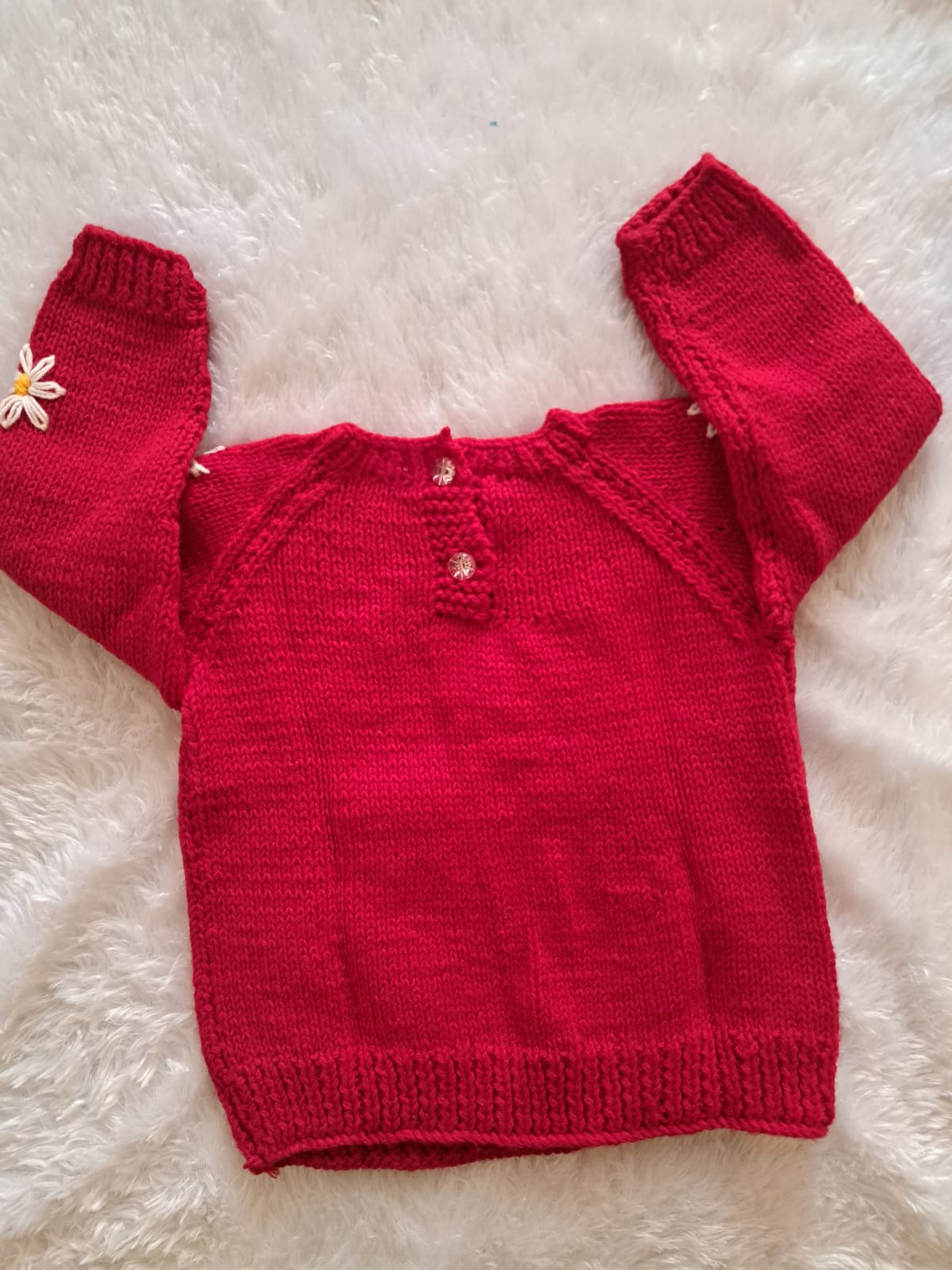 Premium Handknitted Baby Sweater for Winter | Soft Warm Wool | Designed for 2–3 Years
