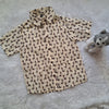 Giraffe Print Cotton Shirt for Kids (3-4 Years) – Soft & Stylish | Handwash Only