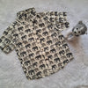 Light Color Elephant Print Cotton Shirt for Kids (3-4 Years) – Soft & Subtle | Handwash Only