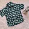 Elephant Print Cotton Shirt for Kids (3-4 Years) – Soft & Comfy | Handwash Only