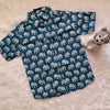 Elephant Print Cotton Shirt for Kids (4-5 Years) – Soft & Comfortable | Handwash Only