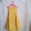 Beautiful Yellow Summer Frock with Stylish Back – For Girls (4 to 6 Years)