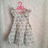 Classic Print Gown Dress with Frills – For Girls (2–3 Years)