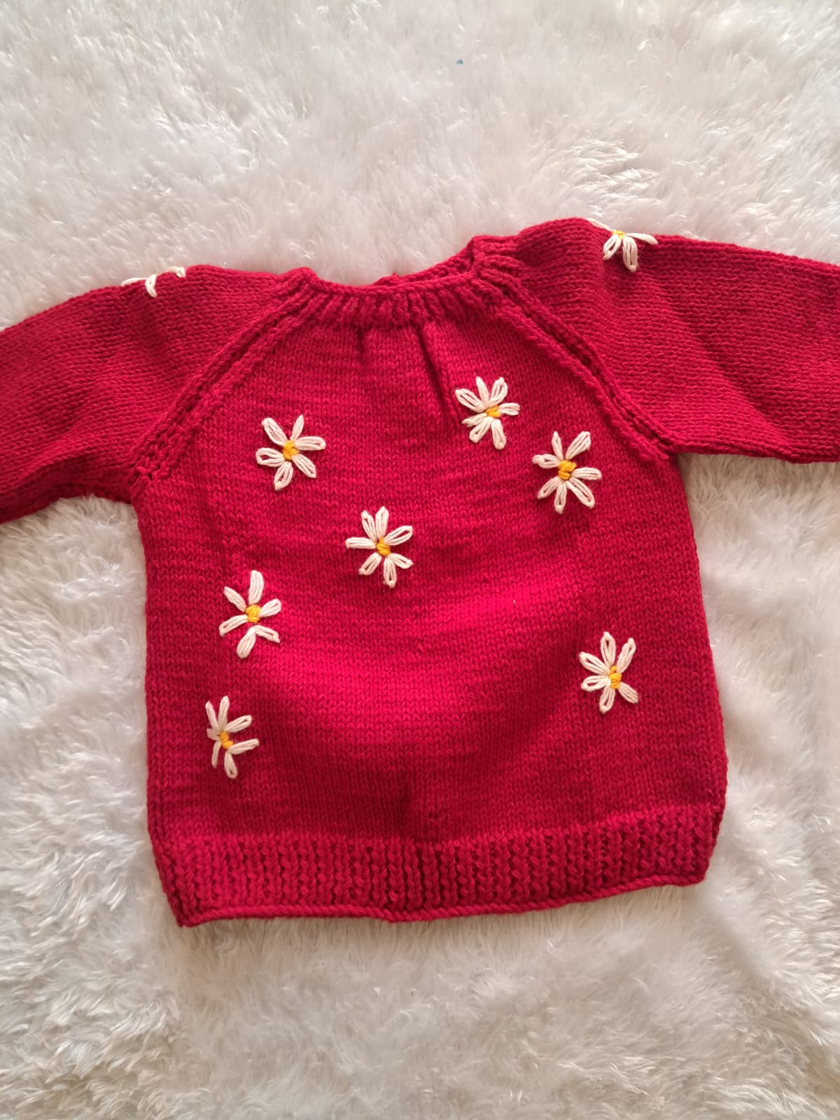 Premium Handknitted Baby Sweater for Winter | Soft Warm Wool | Designed for 2–3 Years